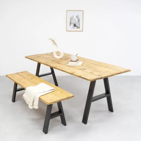 Le Rustique Ripaton ✓ Adapté à vos tables basses, bancs de 30 à 170 cm de long✓ Solide, il supporte 80 kilos par pied✓ Pratique,