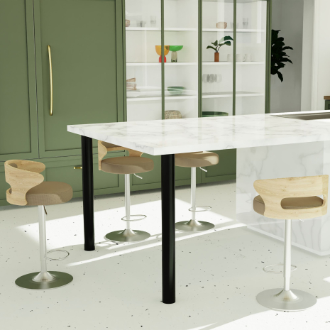 Le Loyal Rond Sur Mesure Ripaton ✓ Adapté à vos plateaux jusqu'à 250 cm✓ Solide, il supporte 80 kilos par pied✓ Pratique, les vi