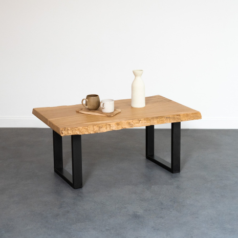 Pied de table carré pour table basse, banc 40 × 40 cm