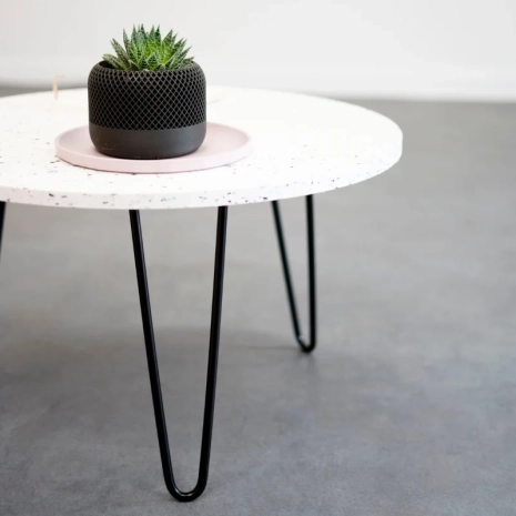 Hairpin leg - Pied de table en épingle simple de hauteurs 30, 40 cm