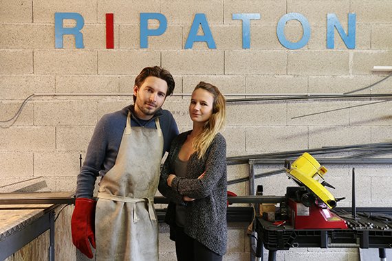 Tom und Margot in der Werkstatt