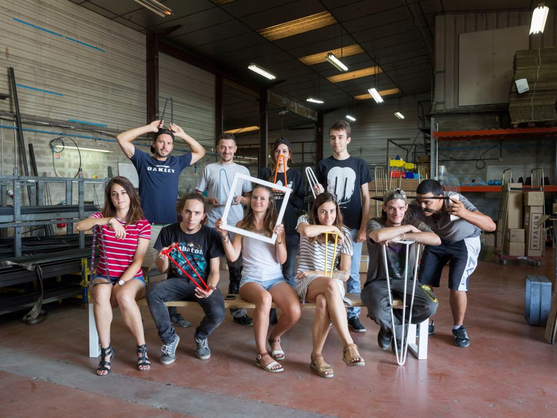 Das Ripaton-Team in der Werkstatt