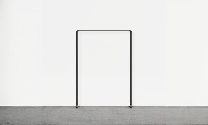 Clothes rack single rod