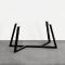Asymmetrical table frame